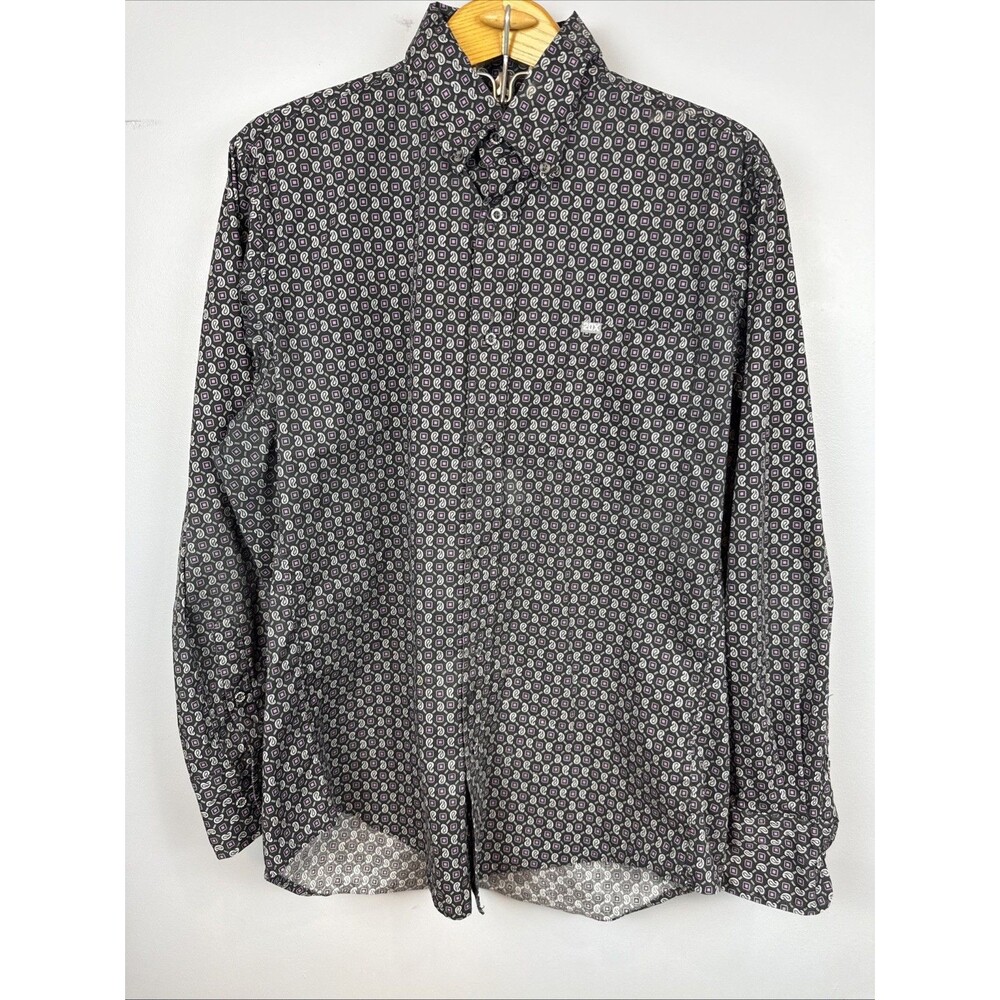Wrangler 20X Competition Performance Large Button Up Long Sleeve Blk